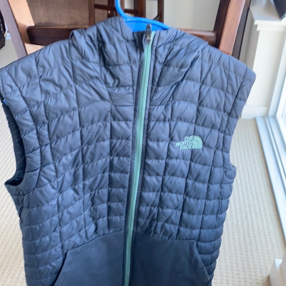 North face Vest with hood. Worn a few times.